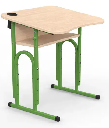 Стіл учнівський 05 №4-6/600х500 нахил МФ Вересень